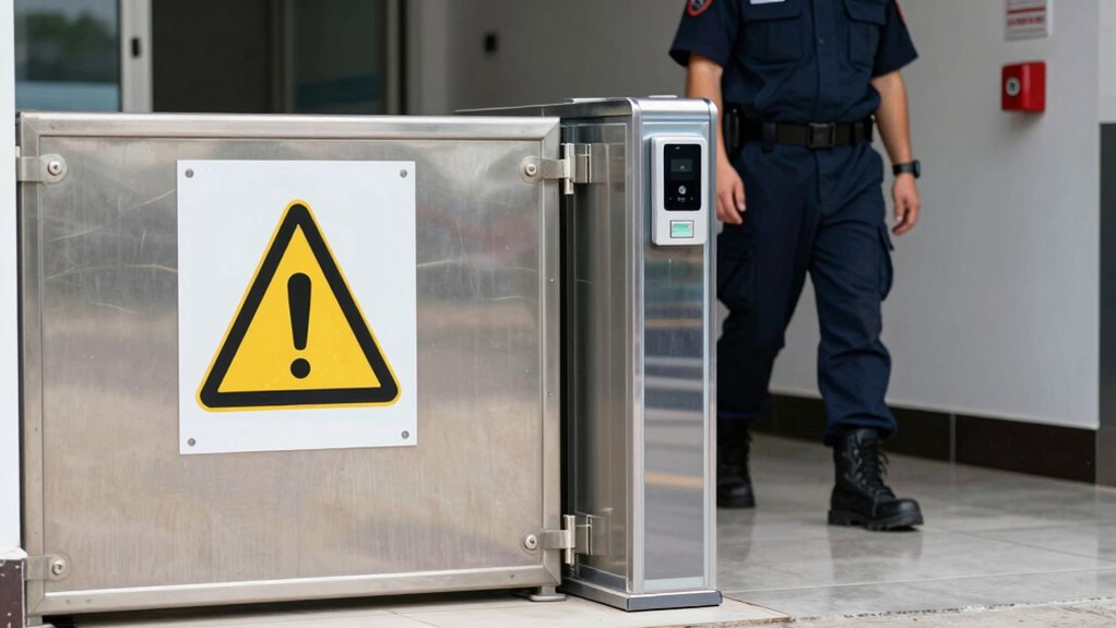 preventing escape during access