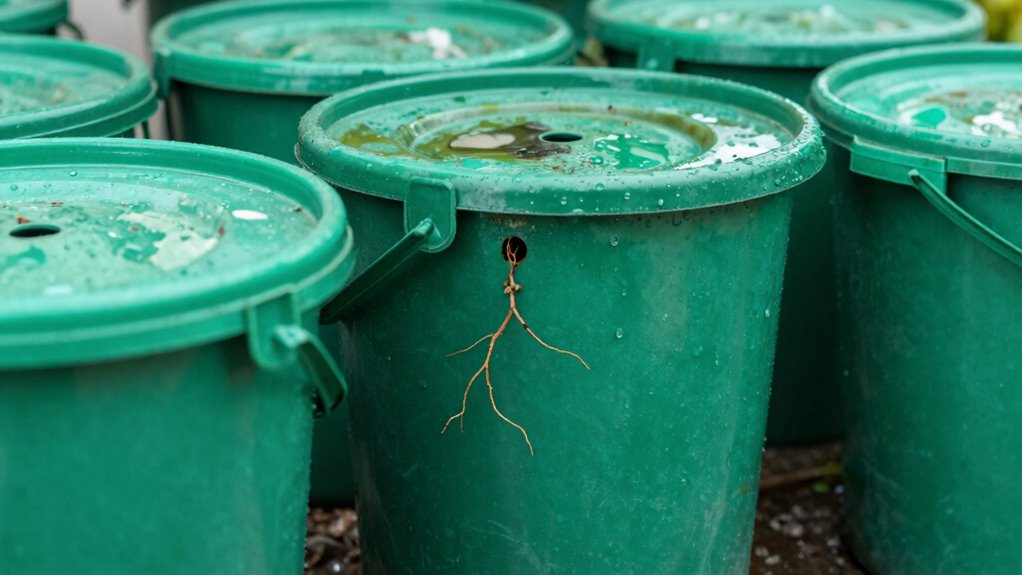 proper dutch bucket drainage