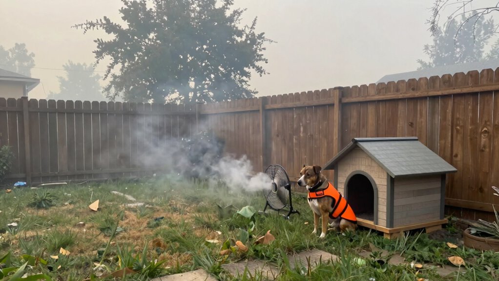 protect pets during wildfires