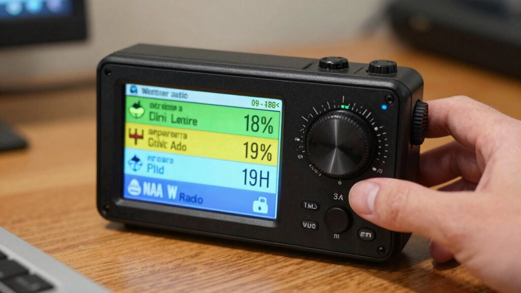 radio signal frequency adjustment