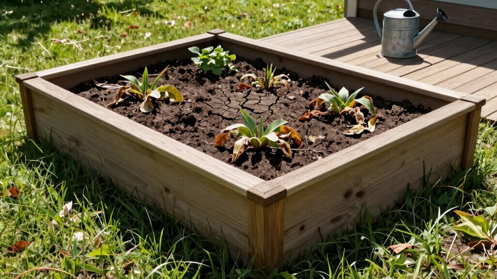 raised beds lose moisture