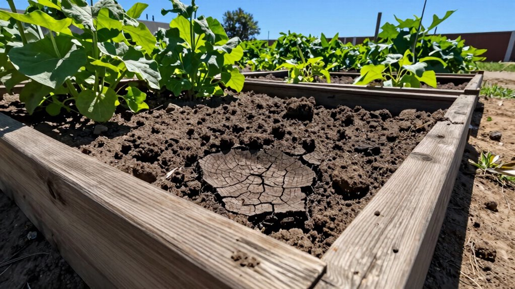 raised beds require diligent watering