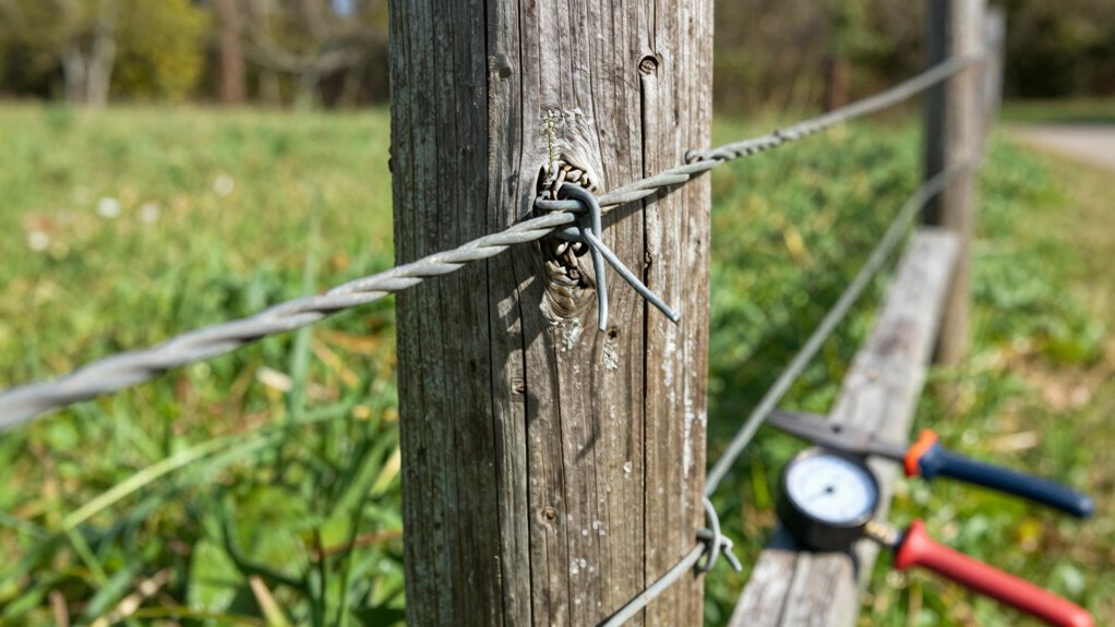 routine fence tension checks