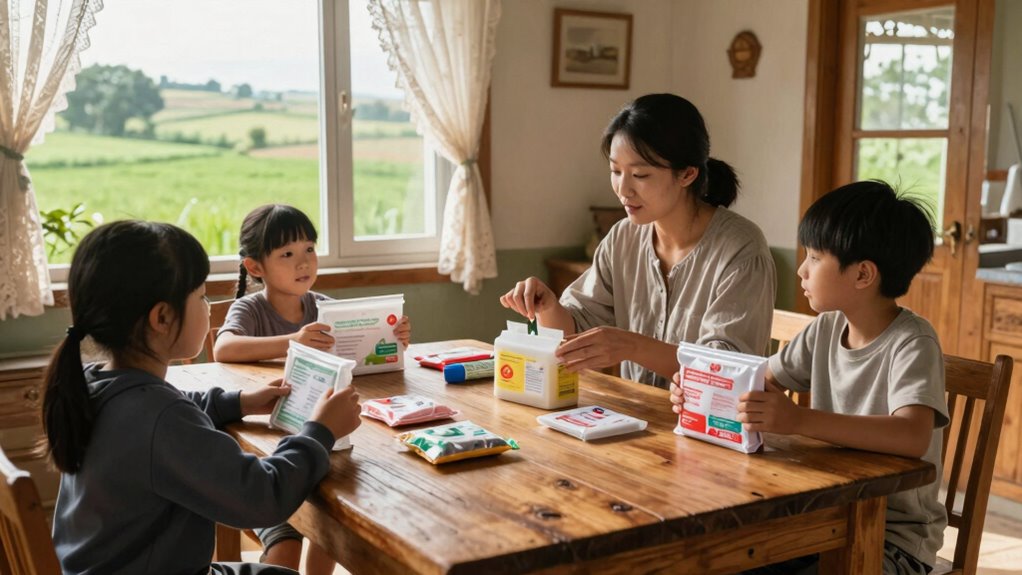 rural families shelter in place
