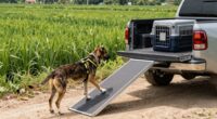 safe traveling for working dogs
