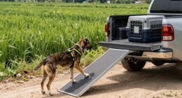 safe traveling for working dogs