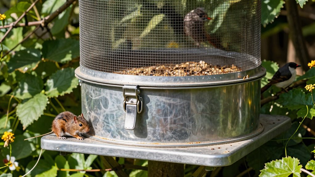 secure feed from pests