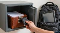 secure valuables during emergencies