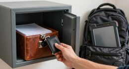 secure valuables during emergencies