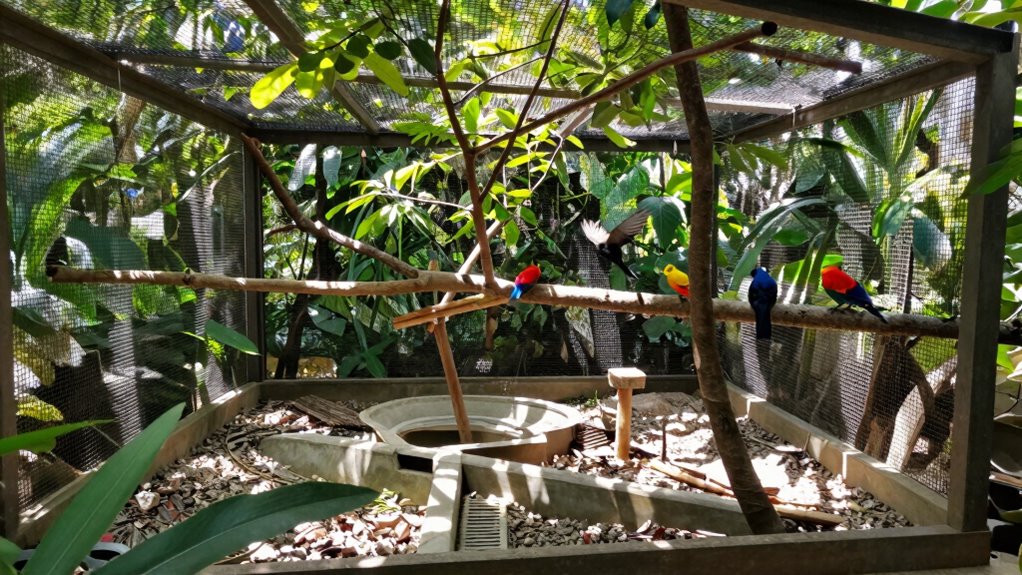 shade drainage predator protection