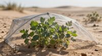shield young plants effectively