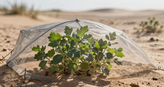 shield young plants effectively