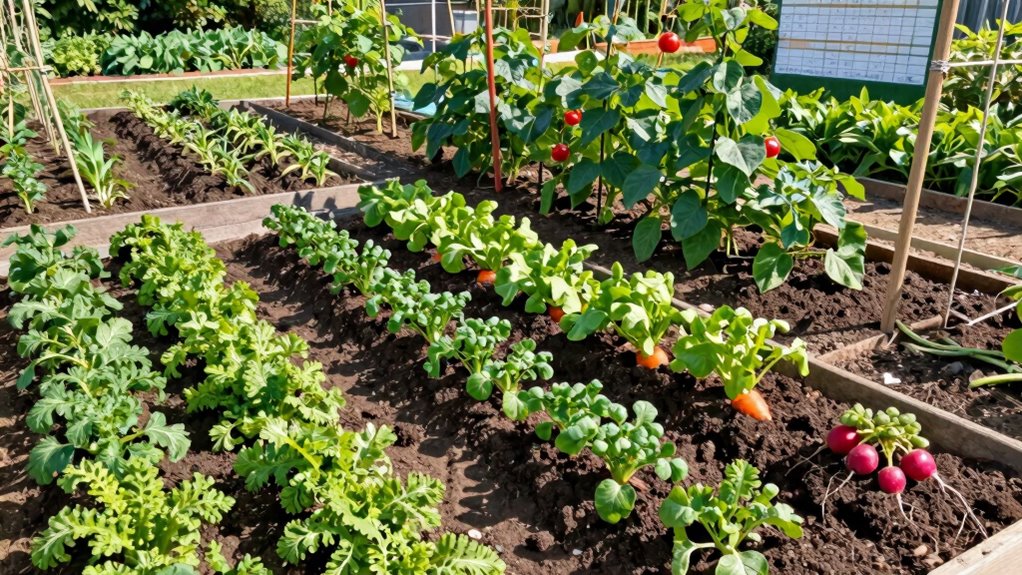 staggered planting for harvest