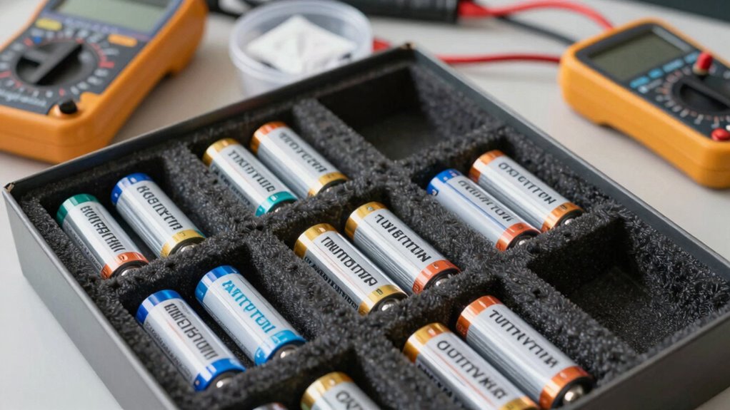 store batteries properly safely