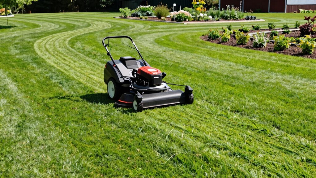 strategic mowing route planning
