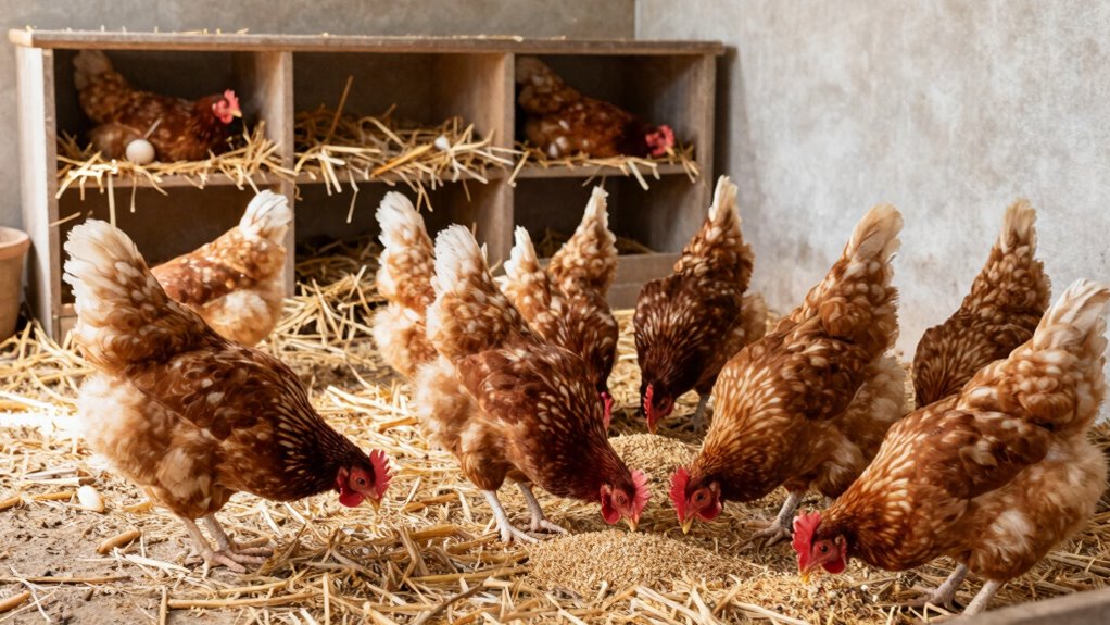 support hens consistent laying