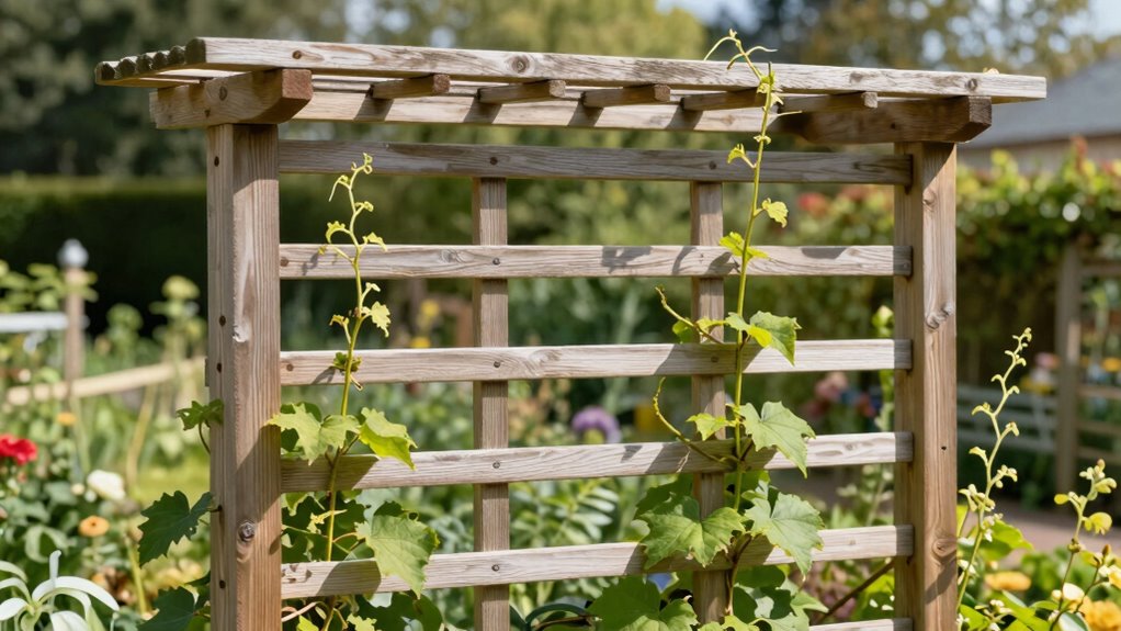 supportive aesthetic garden trellis