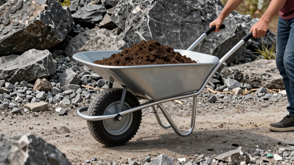 terrain impacts wheelbarrow efficiency