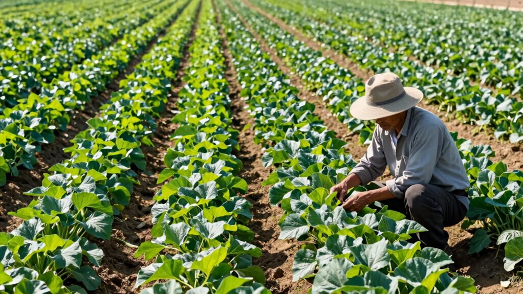 timing crops to reduce pests