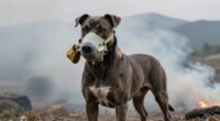 training dogs for smoke exposure