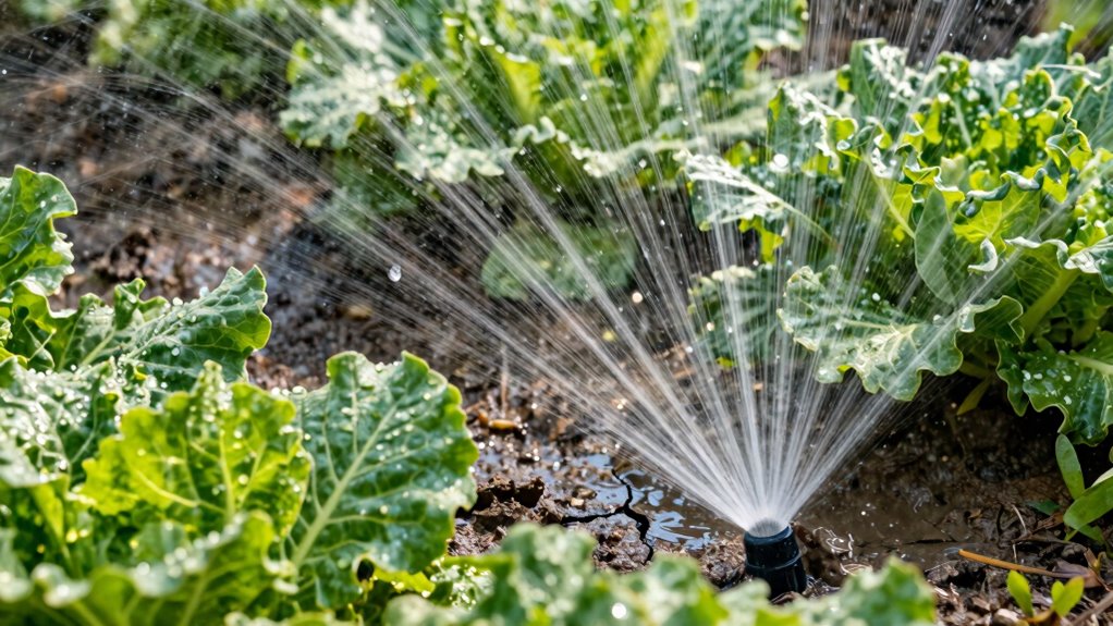water waste due to spacing