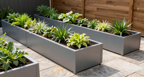 These Sleek Metal Raised Beds Can Hold Tons of Plants, Add Privacy to Patios, and Are on Sale Now for Amazon Prime Day