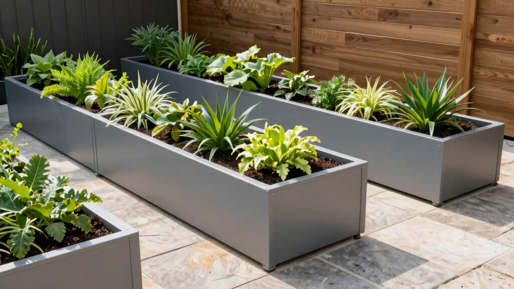 These Sleek Metal Raised Beds Can Hold Tons of Plants, Add Privacy to Patios, and Are on Sale Now for Amazon Prime Day