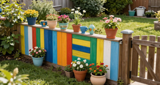 10 Dazzling DIY Ideas To Landscape Your Garden Fence And Add Style And Color To Your Yard