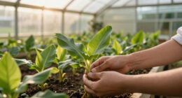Bananas Sprout In Rayleigh Garden UK After 15 Years