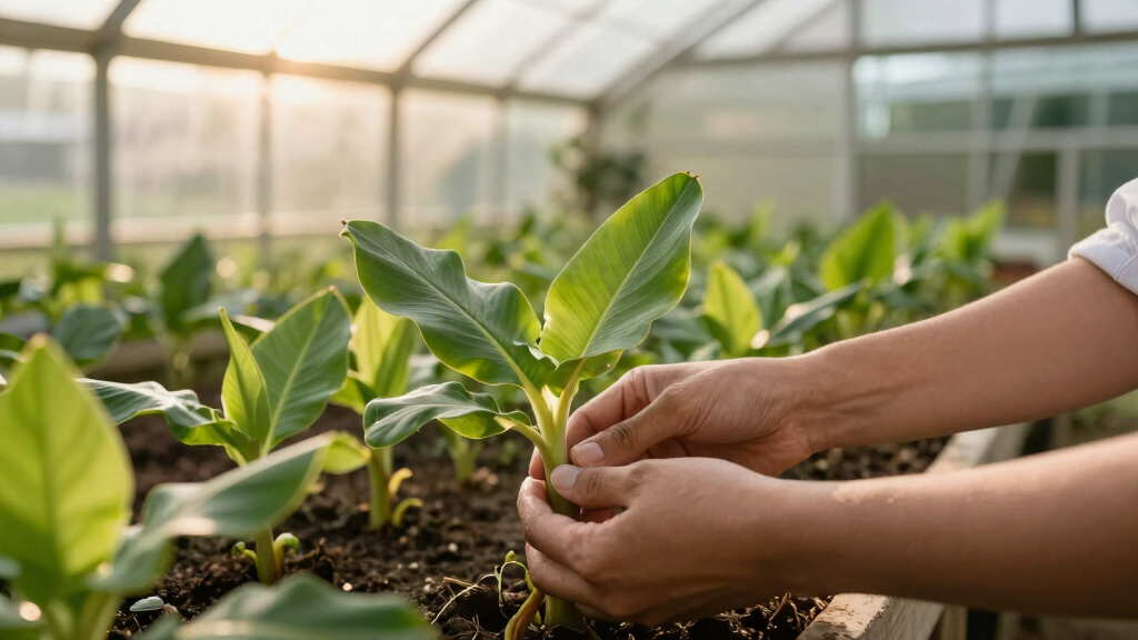 Bananas Sprout In Rayleigh Garden UK After 15 Years