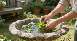 I Saw TikTok Telling People To Put Herbs In Their Bird Baths... But Is It Actually A Good Idea?