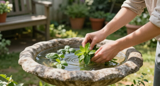 I Saw TikTok Telling People To Put Herbs In Their Bird Baths... But Is It Actually A Good Idea?