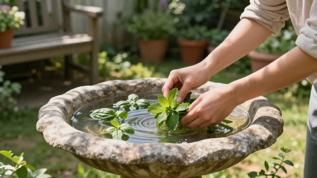 I Saw TikTok Telling People To Put Herbs In Their Bird Baths... But Is It Actually A Good Idea?