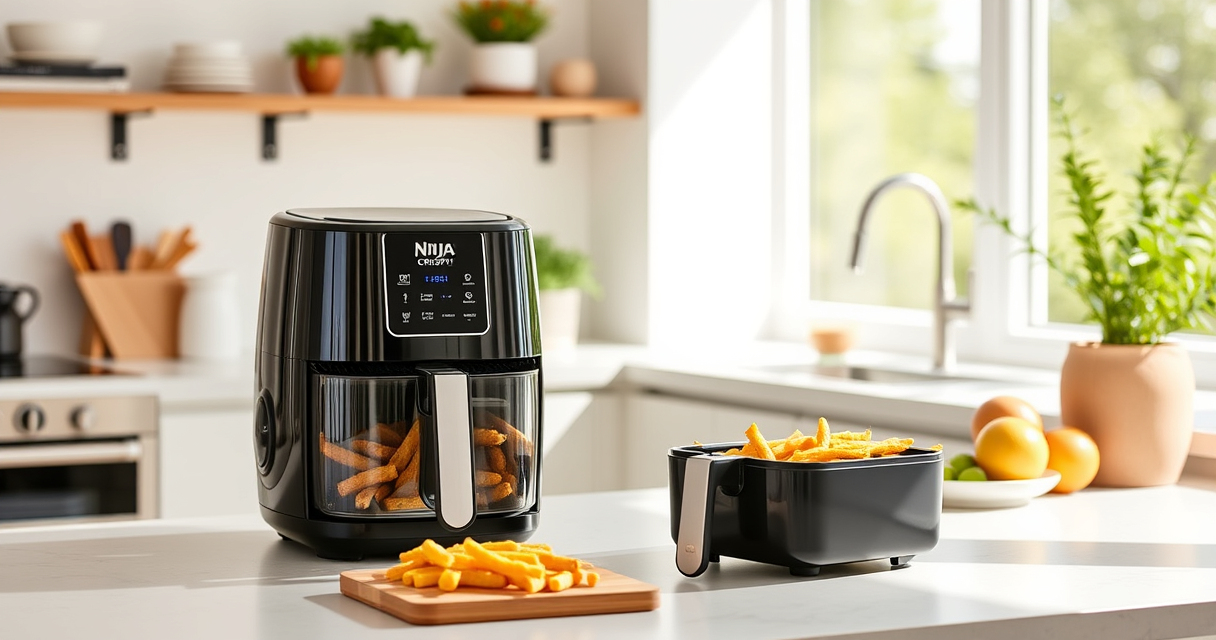Ninja Crispi 4-in-1 Glass Air Fryer: Perfect for Summer Snacking & Small Batches