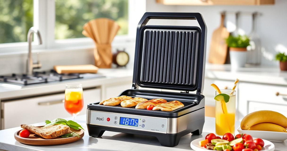 Ninja Foodi Pro 5-in-1 Indoor Grill: Summer Grilling Made Easy