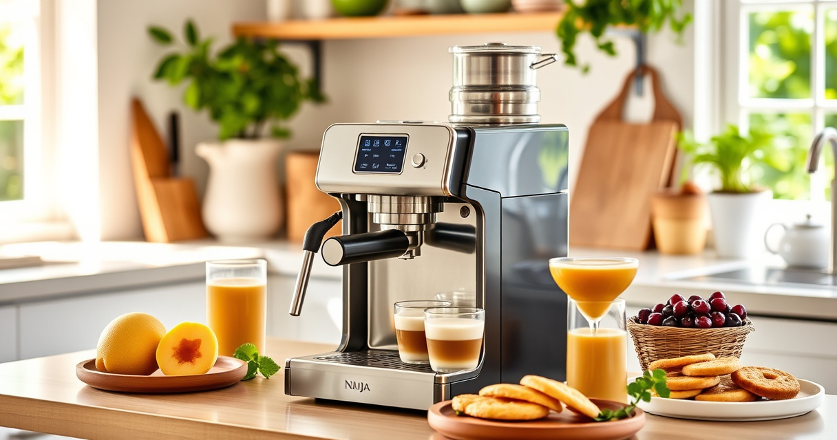 Ninja Luxe Café Premier 3-in-1 Espresso Machine: Summer Coffee Mastery