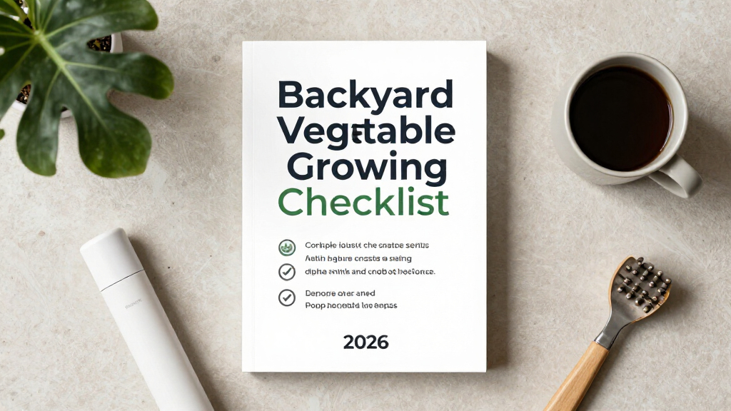 Backyard Vegetable Growing Checklist 2026