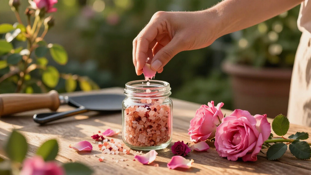 I’m Making Rose Salt From Garden-Grown Petals – It’s My Secret Ingredient When I Bake The Best Brownies In Town
