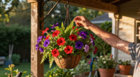Step-by-Step To A Fall Hanging Basket Full Of Color And Charm