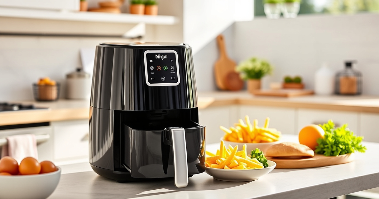 Summer-Ready Ninja Air Fryer 4 Qt: Perfect for Outdoor Feasts