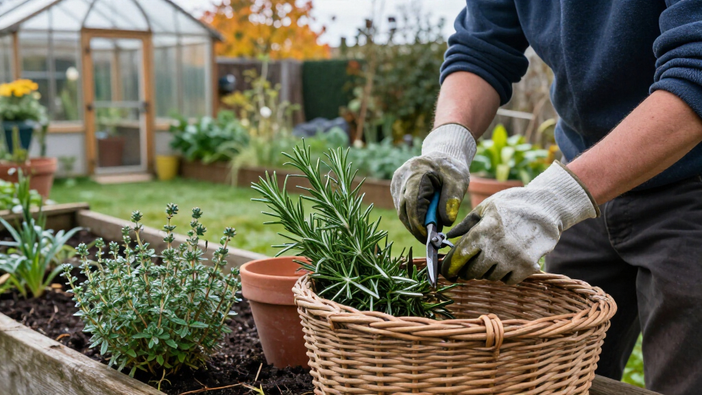 How To Harvest Herbs For Winter Cooking Before The First Frost