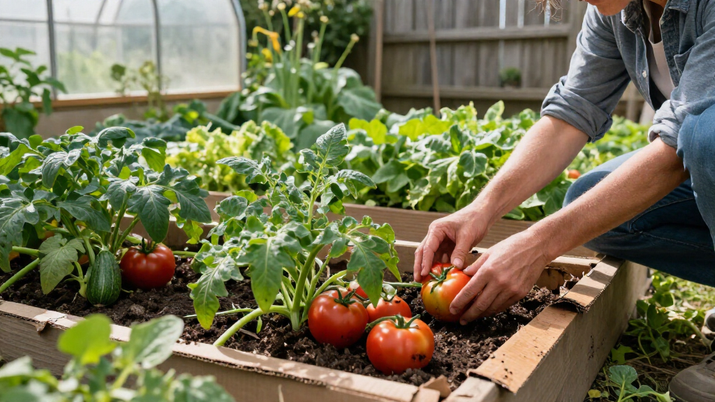 I Mulched My Veggie Bed With Cardboard And Enjoyed A Bumper Harvest – So Yes, It Does Work
