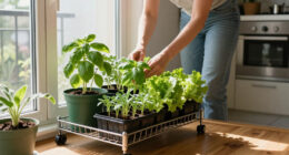I've Been Struggling To Find Space To Grow Vegetables Indoors, But Costco's Rolling Garden Bed Could Be The Answer – It's Even Self-Watering