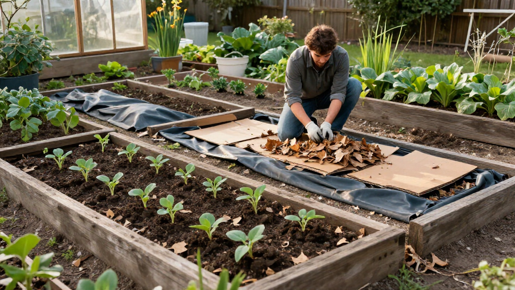 No Time For A Cover Crop? Compare Leaves, Compost, Cardboard, And Tarps