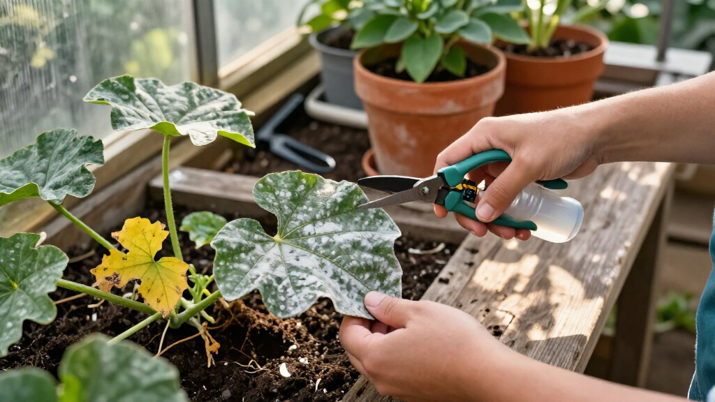Powdery Mildew At Season’s End, Treat The Plant Or Clean Up And Move On?