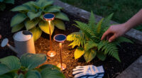 These $15 Amazon Solar Lights Look Like Fireflies Dancing Over Your Plants – The Secret To Bringing Dark Fall Pots To Life