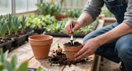When Planting Bulbs In Pots I Could Never Be Without This Small Tool – It Even Makes Spring Seed Sowing Easier